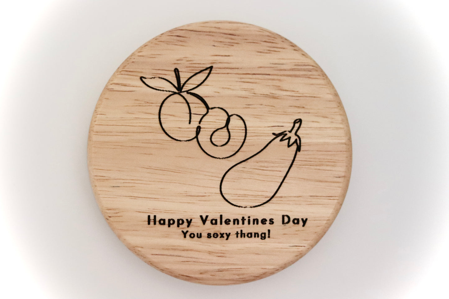 Cheeky Valentines Day Engraving